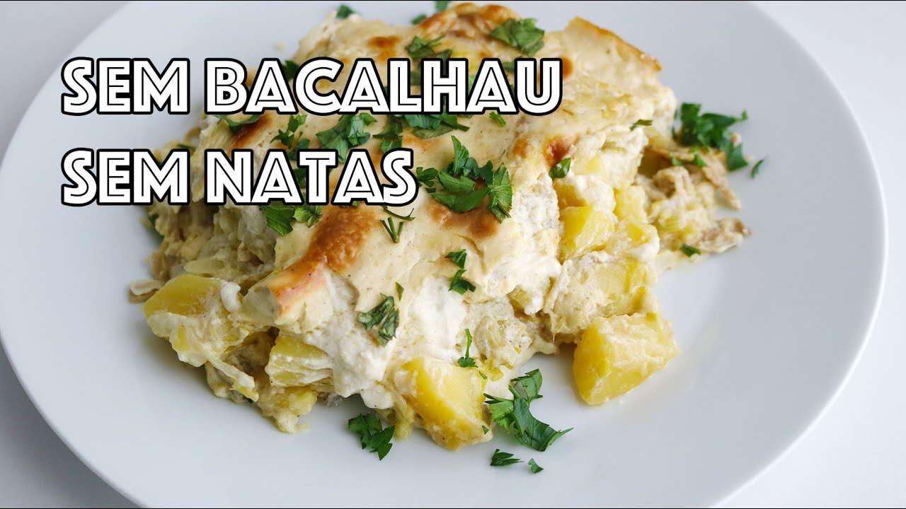 Sem bacalhau sem natas - a melhor receita de bacalhau com natas vegano de sempre!