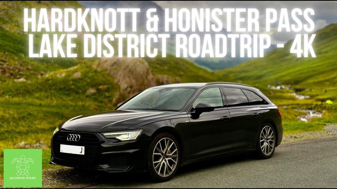 Hardknott Pass & Honister Pass - Lake District Roadtrip - 4K Drone Lake District
