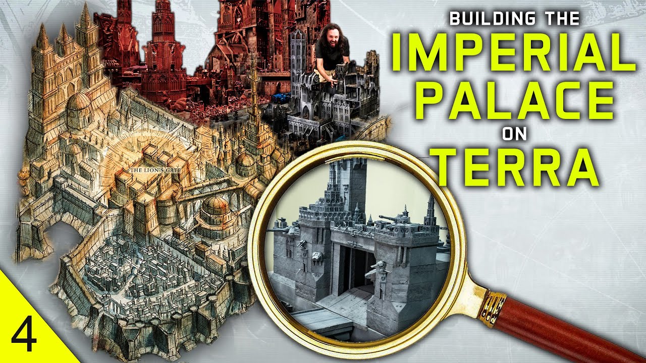 The BIGGEST wargaming board in YouTube History! Imperial Palace on Terra Warhammer Scenery [4]