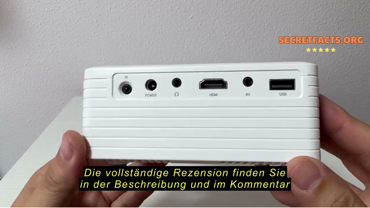 Produktbewertung YOTON Mini Beamer Klein[180°Drehung & Auto Keystone] New Y3 Mini Projektor 1080P Un