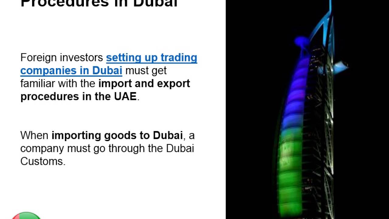 Imports and Exports in Dubai