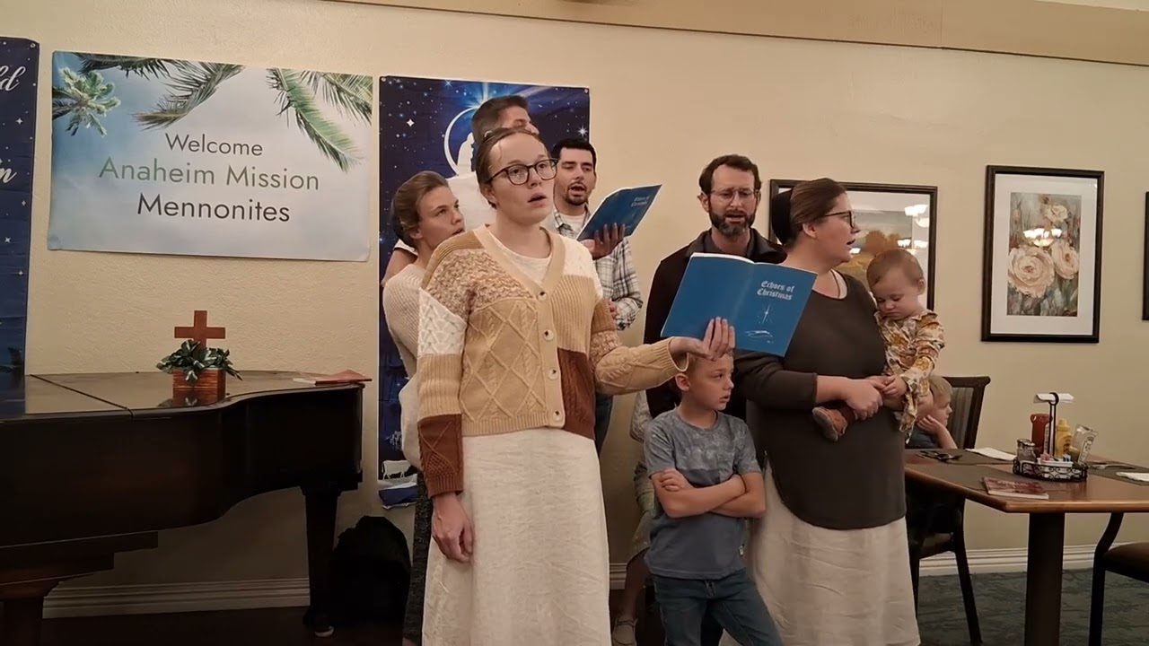 #Mennonites sing Silent Night