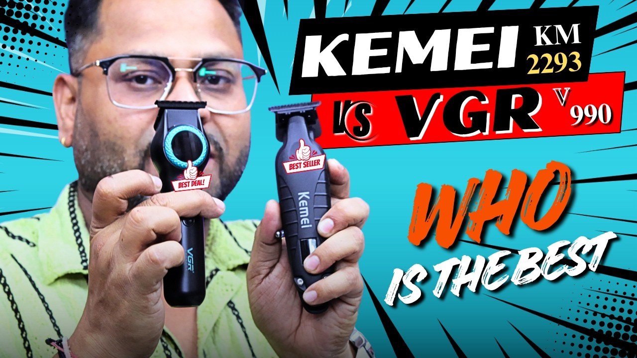 Best Trimmer In India 2026 🔥 premium zero gap trimmer | Kemei Vs Vgr trimmer 🔥 Which is best Trimmer