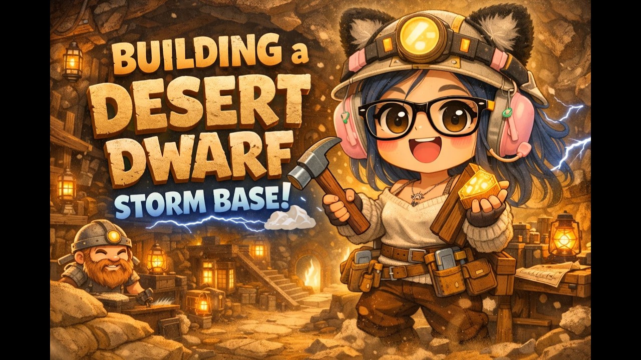 I Built an Underground Desert Base to Survive the Storm… Will It Work? 🌪️ | 7 Days to Die