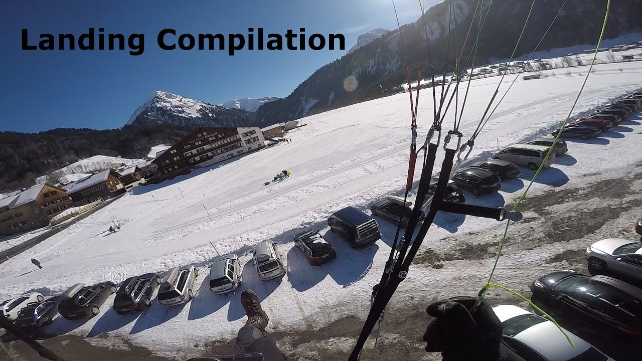 Landing Compilation - Paragliding 2017