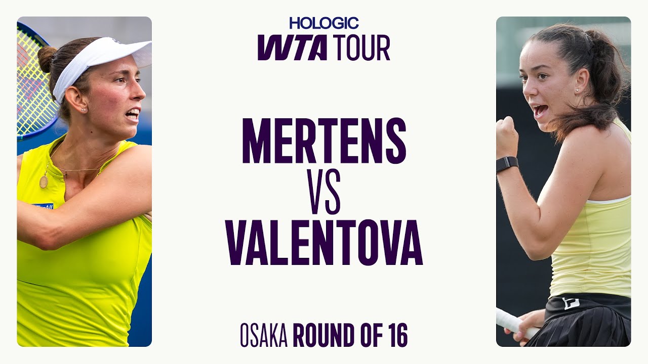 Elise Mertens vs. Tereza Valentova | 2025 Osaka Round of 16 | WTA Match Highlights