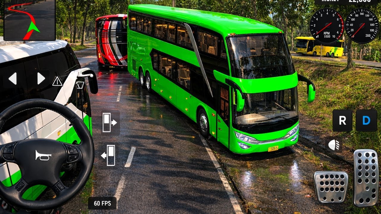 💥Indonesia Coach bus Driving🚍🧑‍✈️| PART-182 Euro bus Simulator Android Gameplay 2026