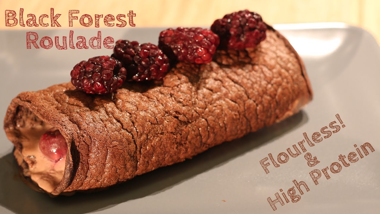 Black Forest Roulade Recipe (Flourless Dessert!)