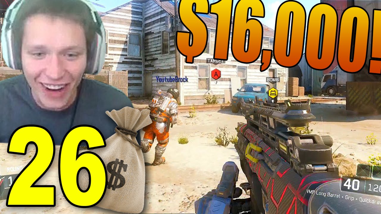 Black Ops 3 Money Wagers! - Part 26 - HE MADE $16k?! (UMG Wager Matches)