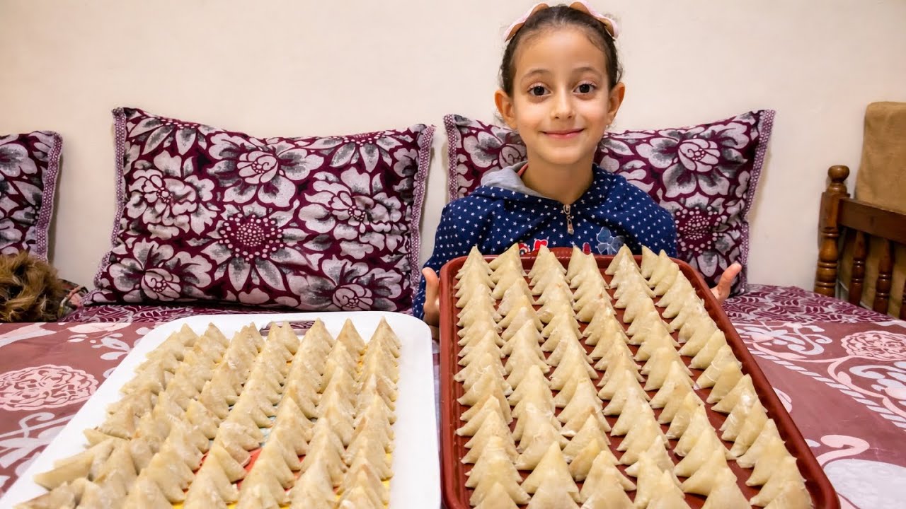 أجواء رمضان فالدار 🌛 صيبنا لبريوات وماما دارت بيتزا بنينة 🤤