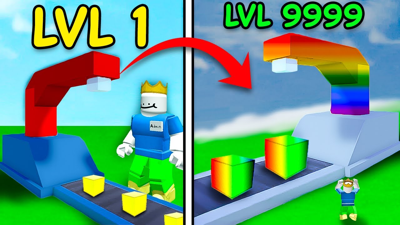 Getting MAX LEVEL in Roblox Easiest Tycoon Ever