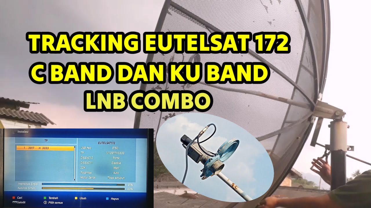 Virall || Cara Tracking Satelit Eutelsat 172B Ku Band yang banyak di buru