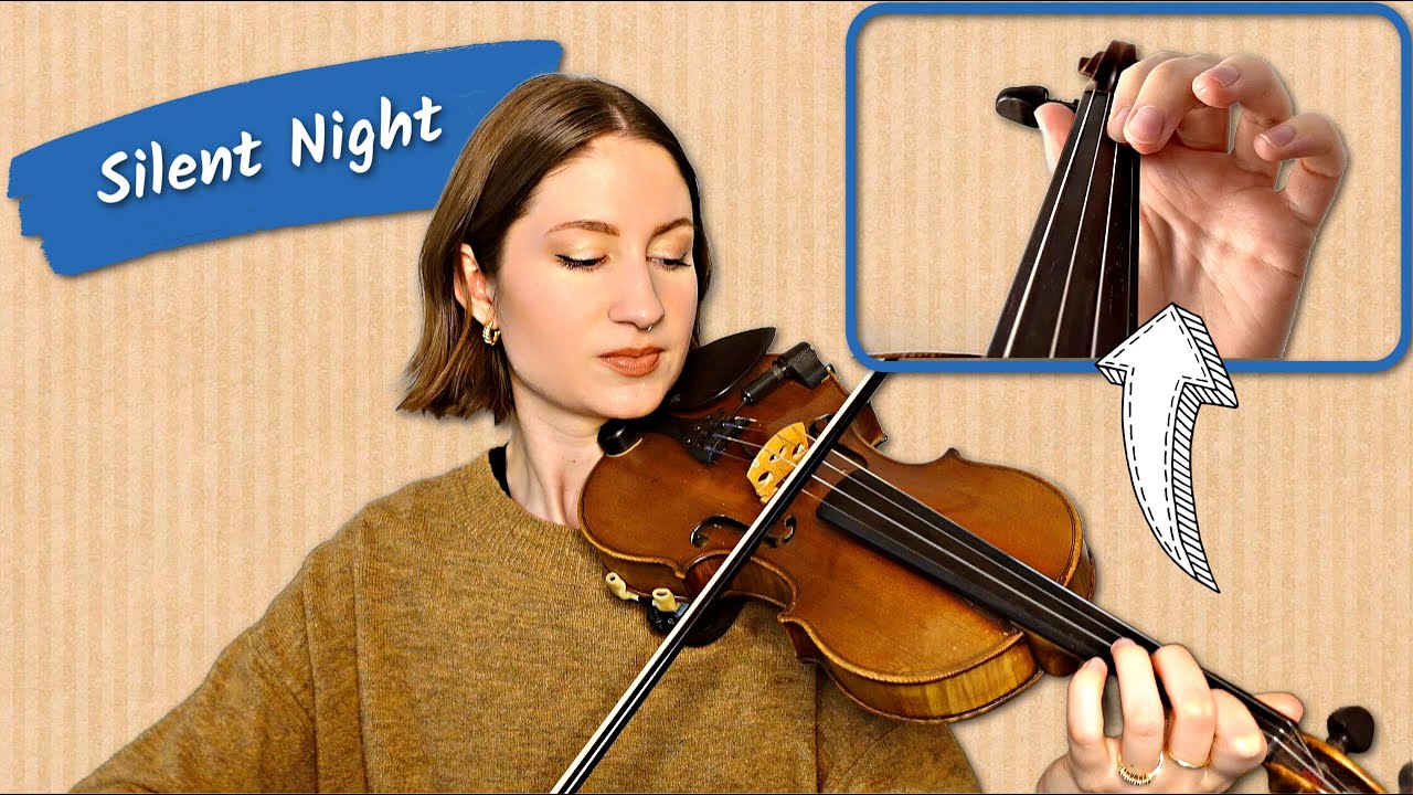 Silent Night // Easy Holiday Violin Tutorial