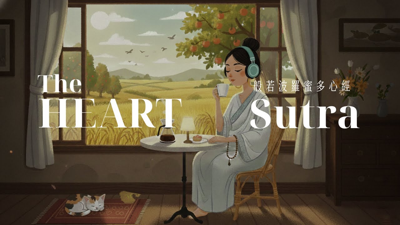 YIN - The Heart Sutra 般若波羅蜜多心經 ( Lofi Jazz Ver.)｜微光下的心靈舒適圈｜質感低保真律動，打造最溫柔的聽覺修行