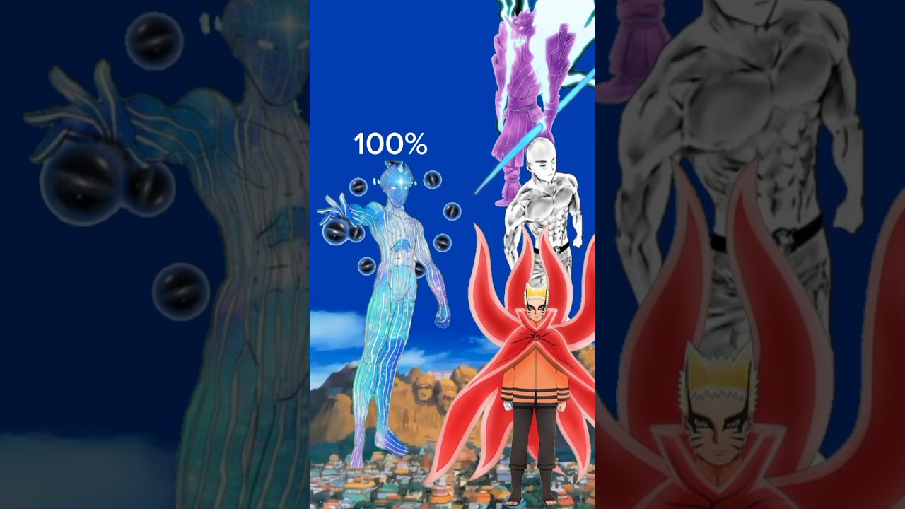 Shibi Otsutsuki Vs Saitama, Saskue and Naruto ll😈😈😈🔥🔥🔥🔥😱 #dragoball #youtubeshorts #narutokcm