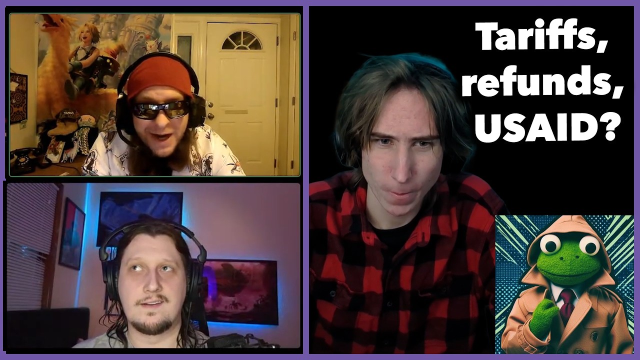 Goin on a Podcast then Tariffs & Refund Debate | Ukraine Fundraiser | !discord