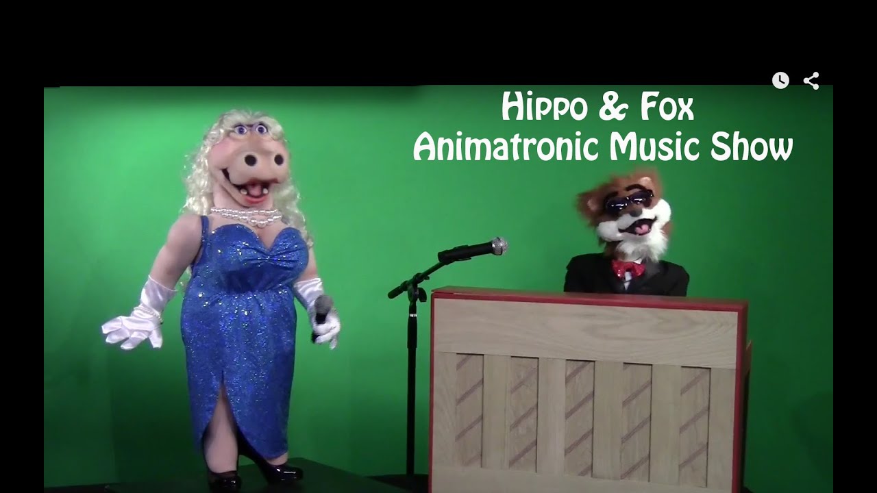Animatronic Hippo & Fox Musical Characters by Axtell Animatronics