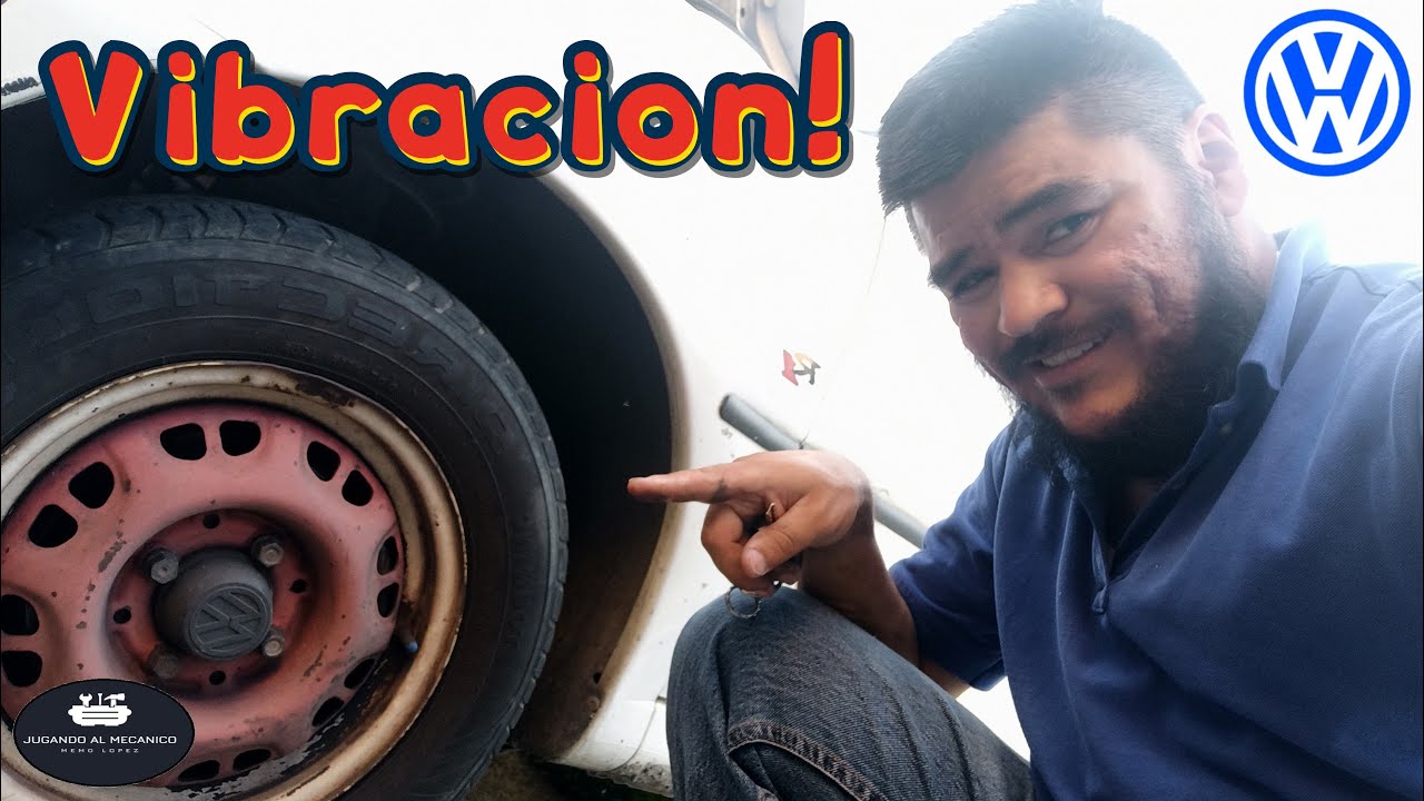 Vibración en llanta delantera, detección de falla VW Pointer, Gol.