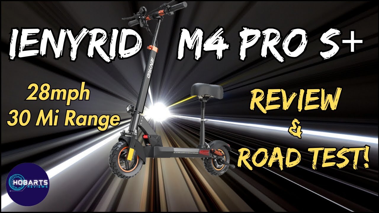 iEnyrid M4 Pro S+ Review: A Folding Electric Scooter With Seat For Urban Commuting!