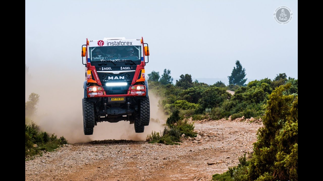 InstaForex Loprais Team 69 - the real MAN Dakar truck testing!