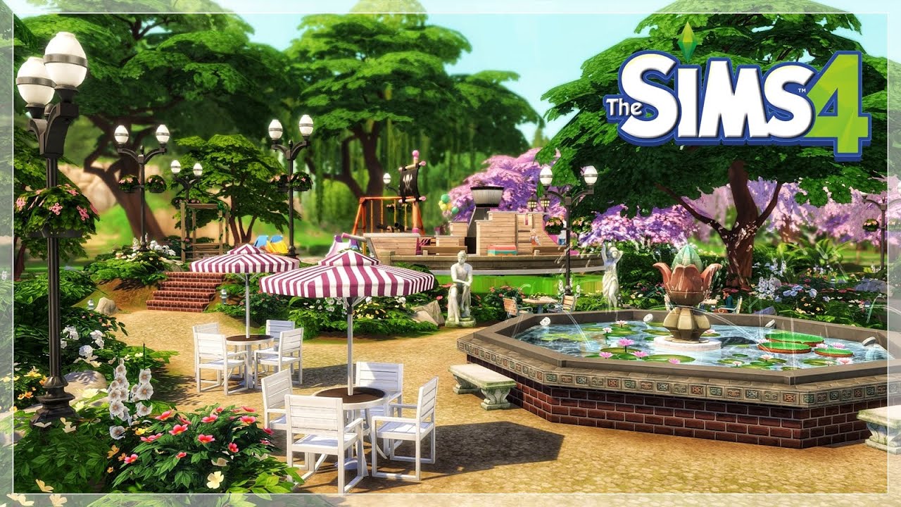 WILLOW CREEK PARK | The Sims 4 Speedbuild | No CC