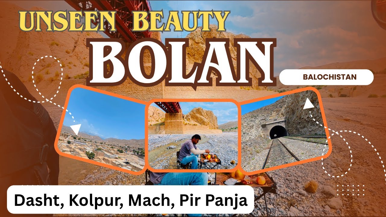 Un Seen Beauty of Bolan Valley Balochistan. Apple Garden of Dasht, Kolpur Town, Pir Panja & Much Tow