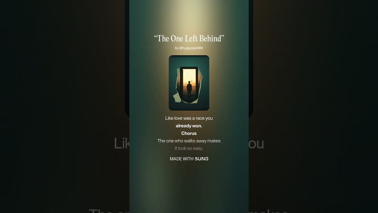 The One Left Behind #aimusic #lovesong #sunoai