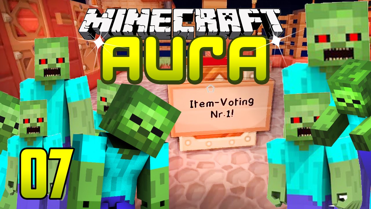 Minecraft AURA #7 - AUFLÖSUNG des ITEM VOTINGS l Minecraft AURA GommeHD