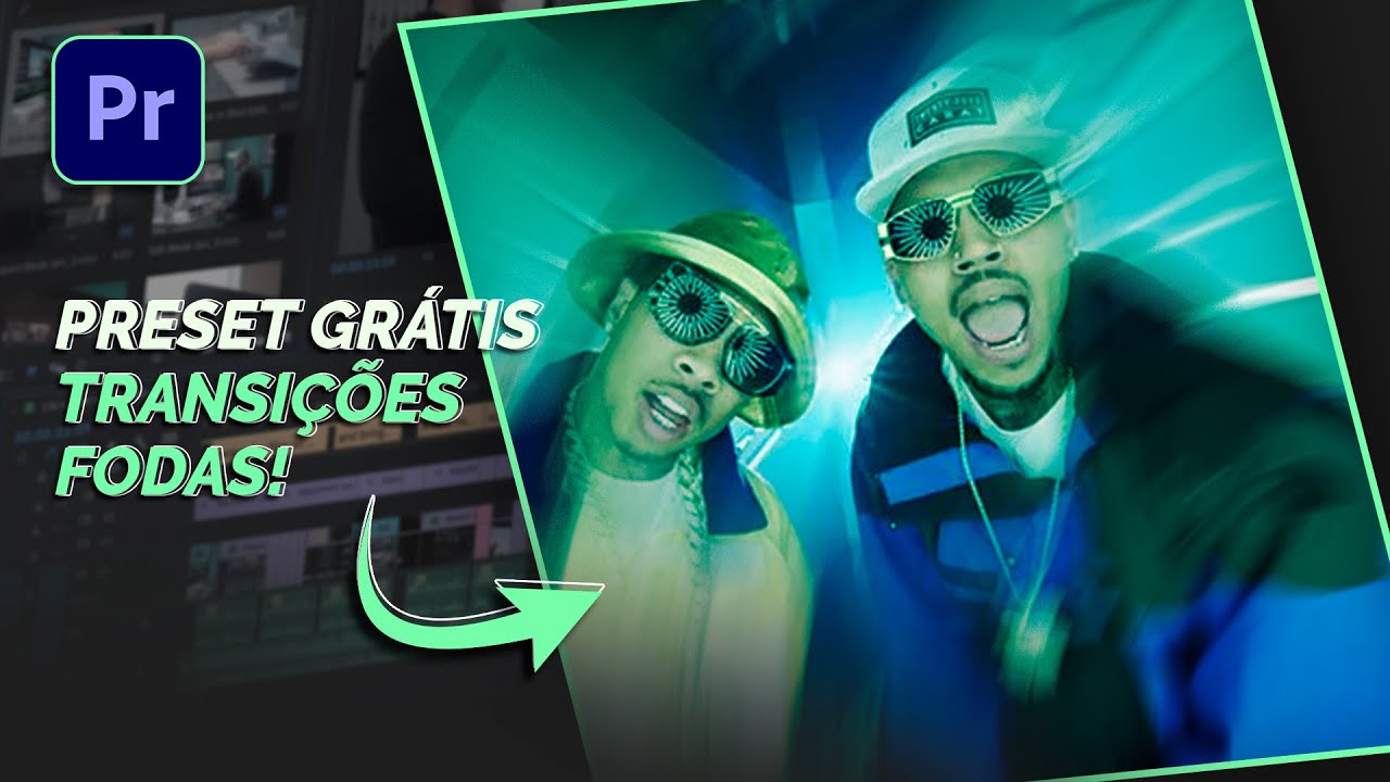 Este é o MELHOR PRESET de TRANSIÇÕES GRÁTIS para Premiere Pro!