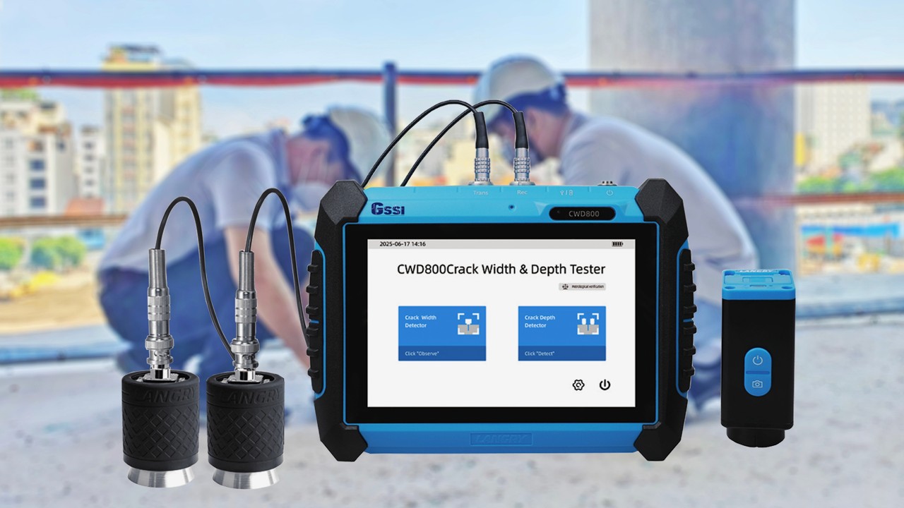 CWD800 — Thiết Bị Đo Bề Rộng & Chiều Sâu Vết Nứt