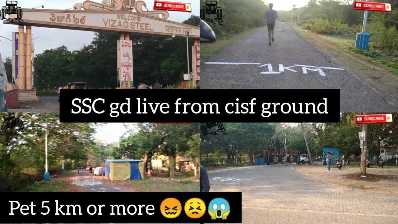 CIsf Unit | Ukkunagaram | ssc gd live from cisf ground vizag| Subscribe for more | Must Watch 🤝.