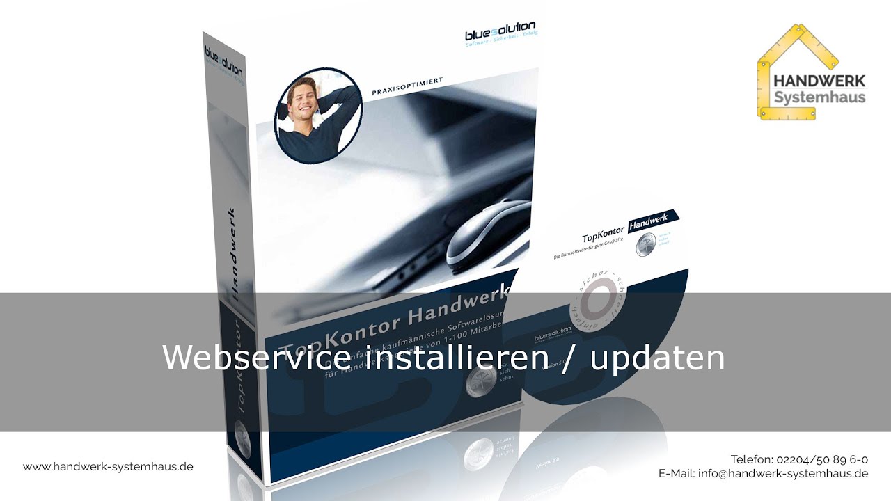 Webservice TopKontor Handwerk V5 installieren / updaten