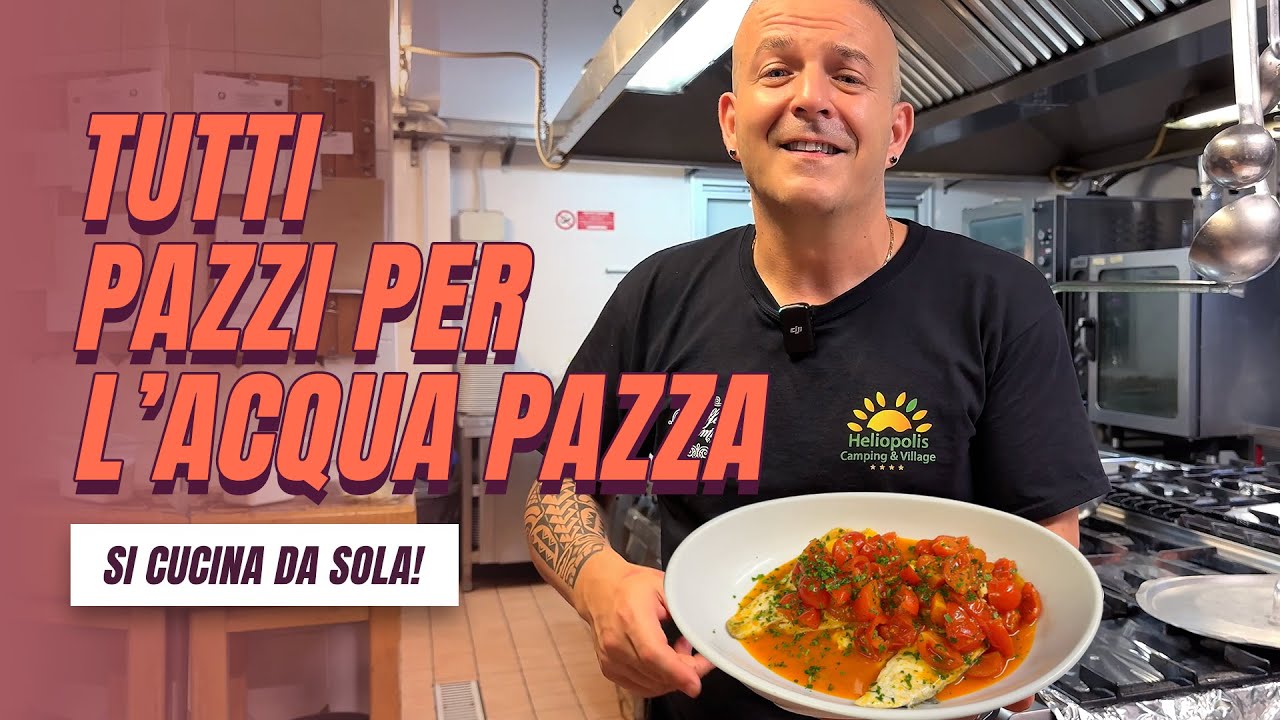 In questa ricetta NON SERVE CUCINARE (o quasi) - ACQUAPAZZA fantastica!