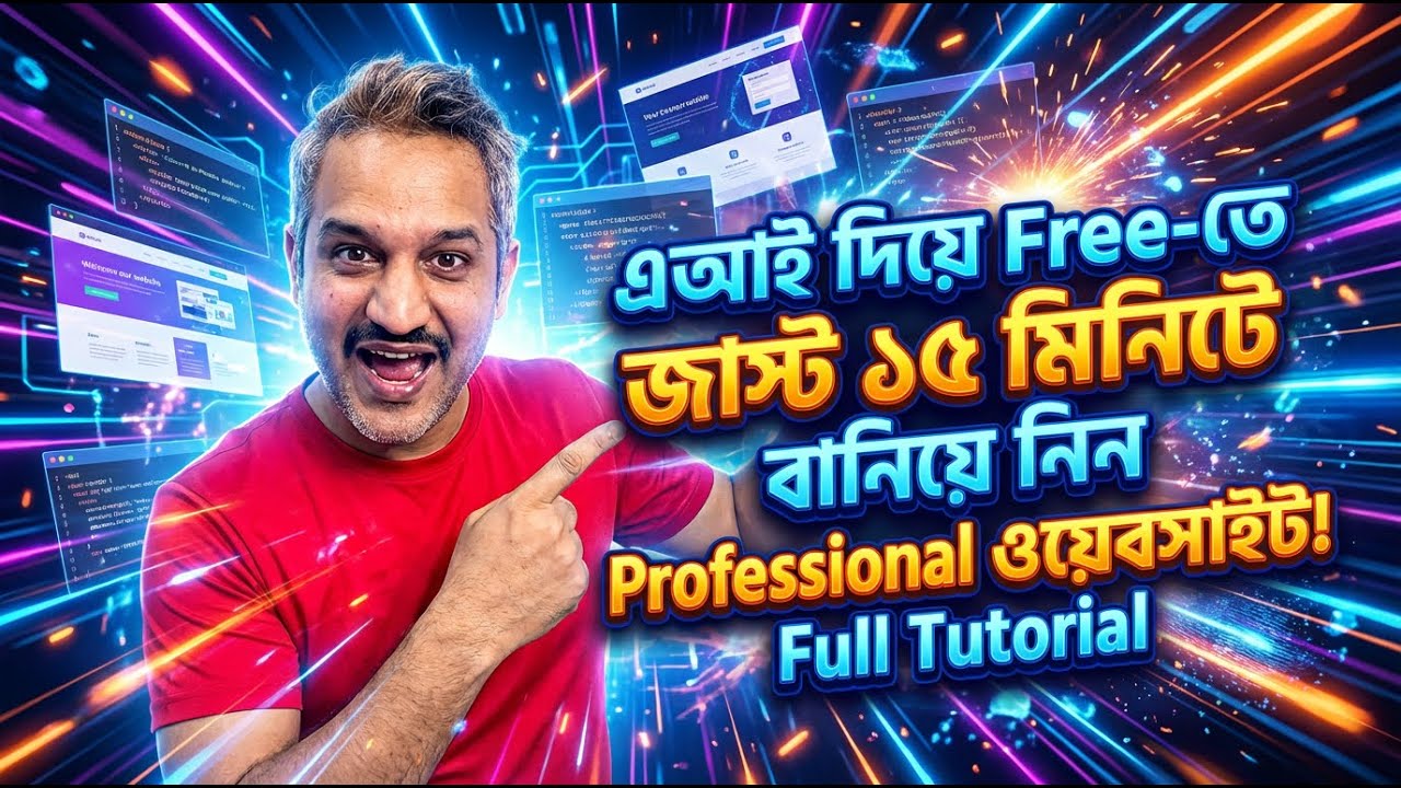 অনেকে বলেছিল “এটা সম্ভব না” - চ্যালেঞ্জ নিলাম: ১০ মিনিটে AI দিয়ে ওয়েবসাইট তৈরি Done!