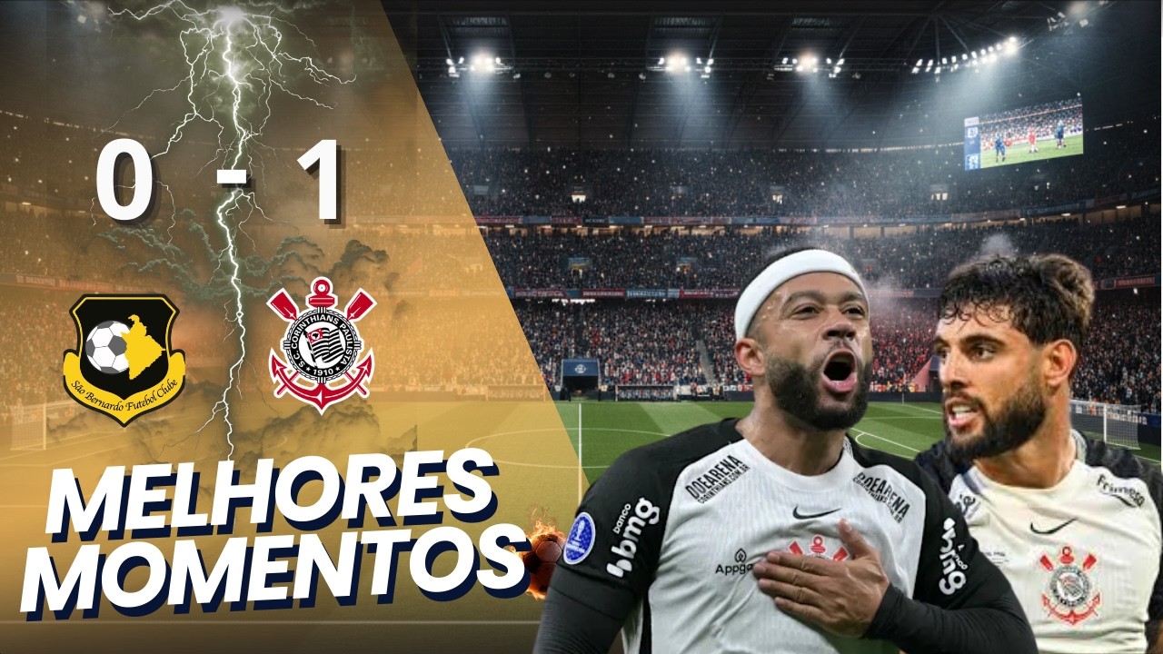 YURI ALBERTO LESIONADO | SÃO BERNARDO 0 X 1 CORINTHIANS | MELHORES MOMENTOS