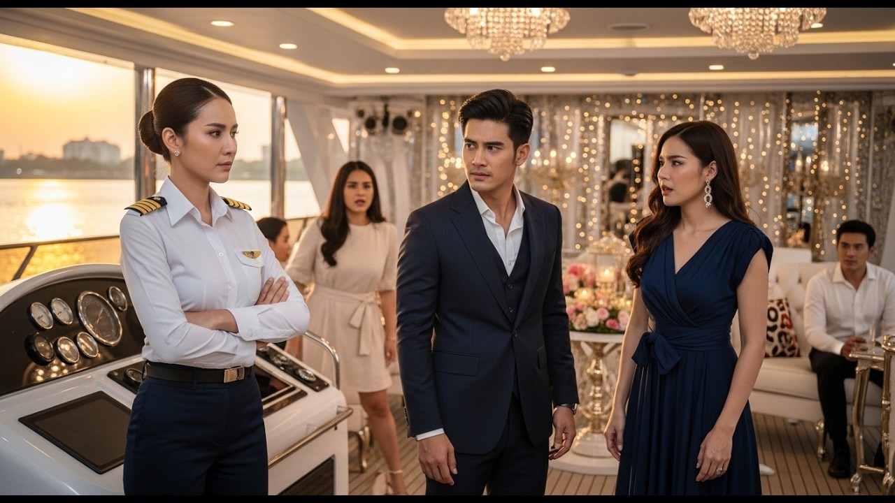 สามีพาเมียน้อยไปล่องเรือ แต่หยุดชะงักเมื่อภรรยาปรากฏตัวเป็นกัปตัน
