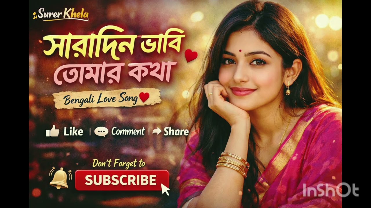 Saradin Bhabi Tomar Kotha Bengali Love Song 💝💝2026