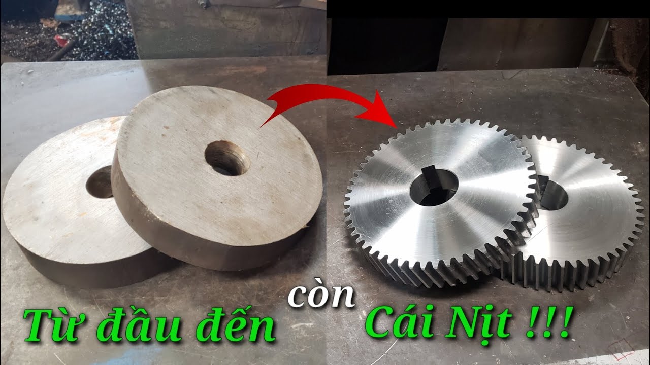 Gia Công Bánh Răng Xoắn Từ Đầu Đến Cuối !!! Trên Máy Lăn Răng