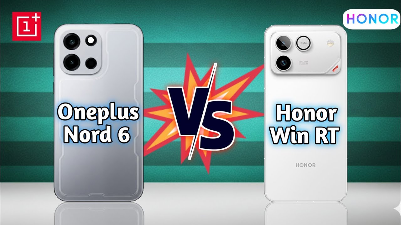 OnePlus Nord 6 vs Honor Win RT ⚡ Full Specs Comparison | Camera, Battery, Performance 🔥 #rightbytech