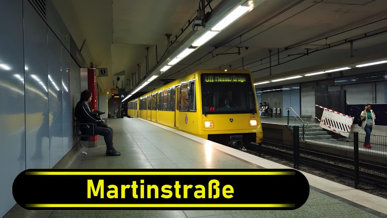 U-Bahn Station Martinstraße - Essen 🇩🇪 - Walkthrough 🚶