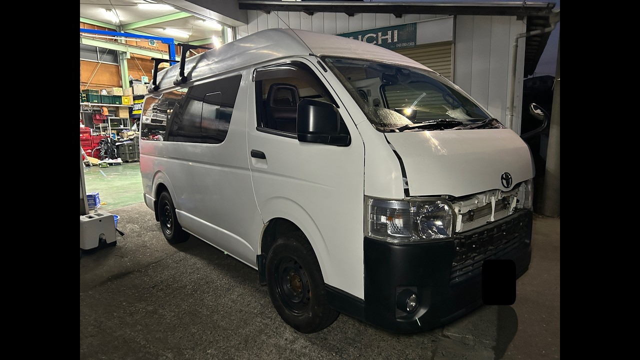 2026-02-06　Y様　ハイエース　車検点検中の謎・・・