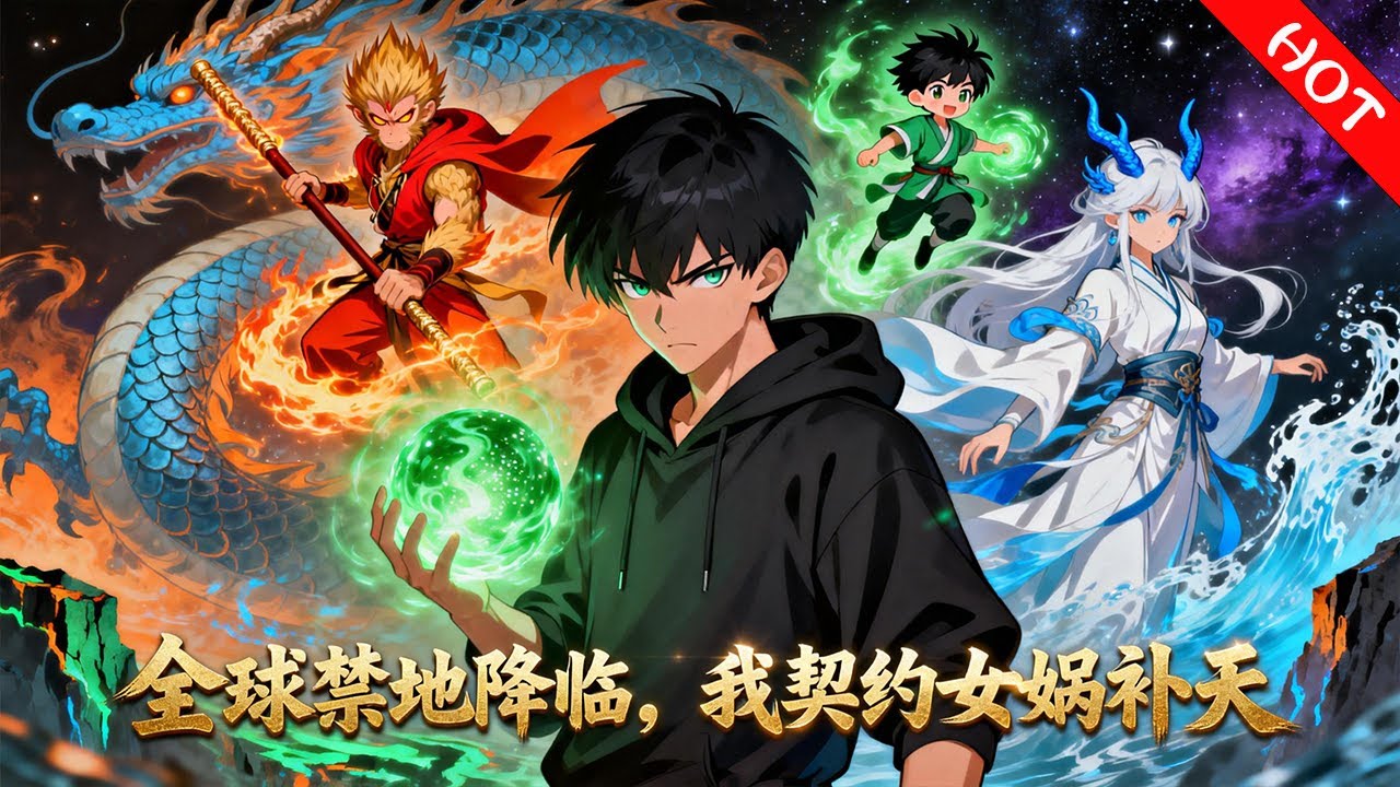 🔥【热门漫剧】《全球禁地降临我契约女娲补天》禁地降临，万国环伺，龙国沦为列国砧板鱼肉，被肆意践踏凌辱。穿越而来的李铭，一朝契约女娲，自此逆袭之路开启。#小小聽書