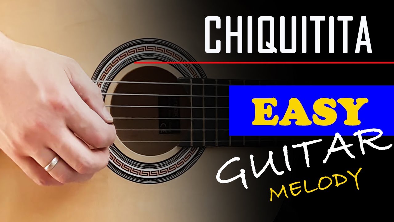 CHIQUITITA | Easy guitar melody lesson for beginners (with tabs) - ABBA