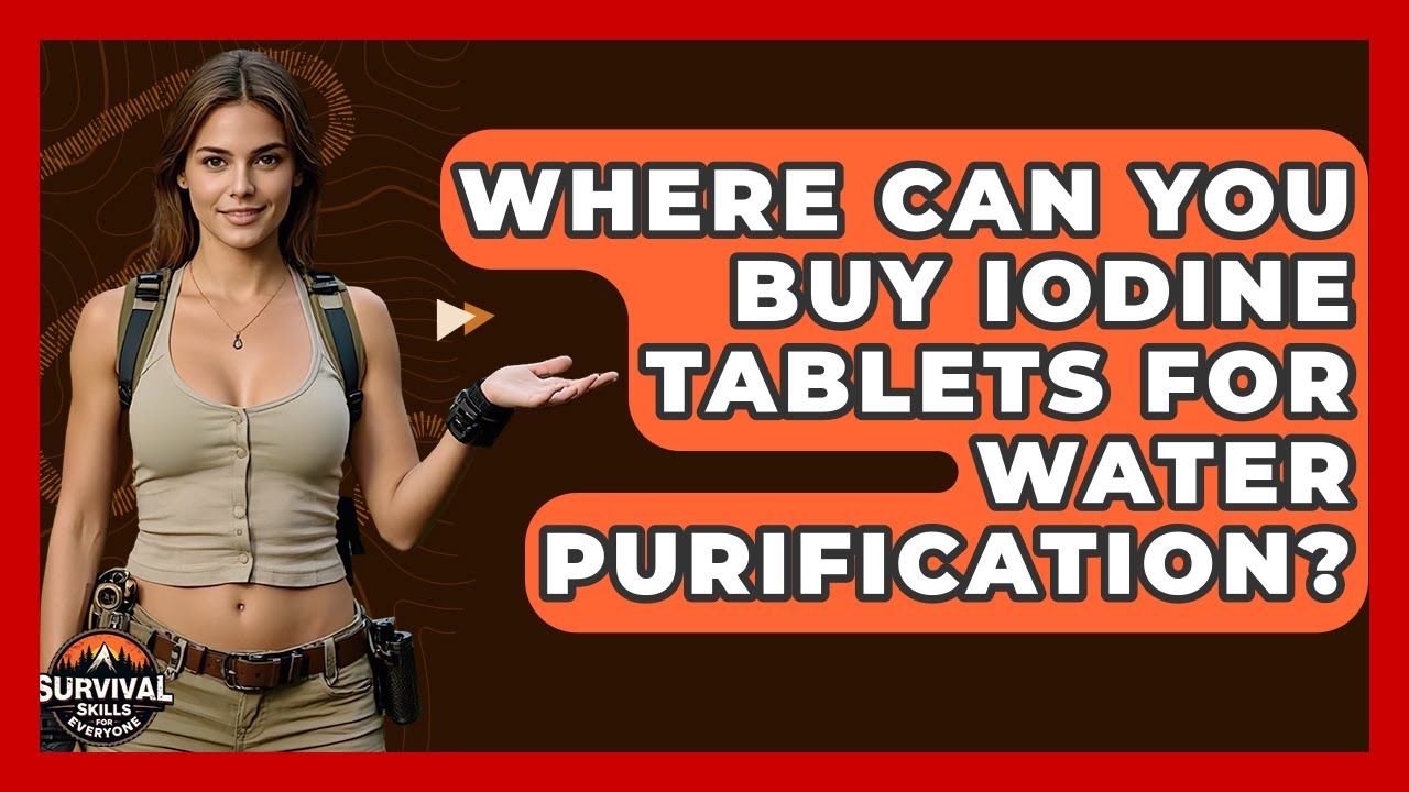 Where Can You Buy Iodine Tablets For Water Purification? - Survival Skills for Everyone