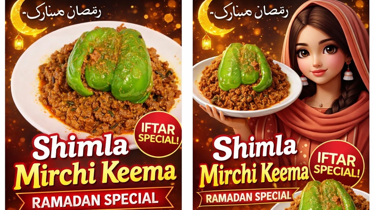 ✨Ramadan lftar Special - Shimla Mirch Keema Recipe 🌙🍽️ Special Shimla Mirchi Keema 🔥🌶️