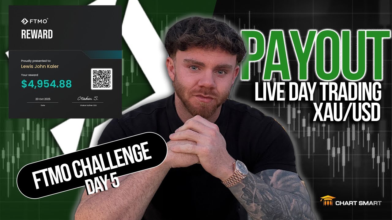 Day 5 Of Passing A $100,000 FTMO Account (PAYOUT RECIEVED!)