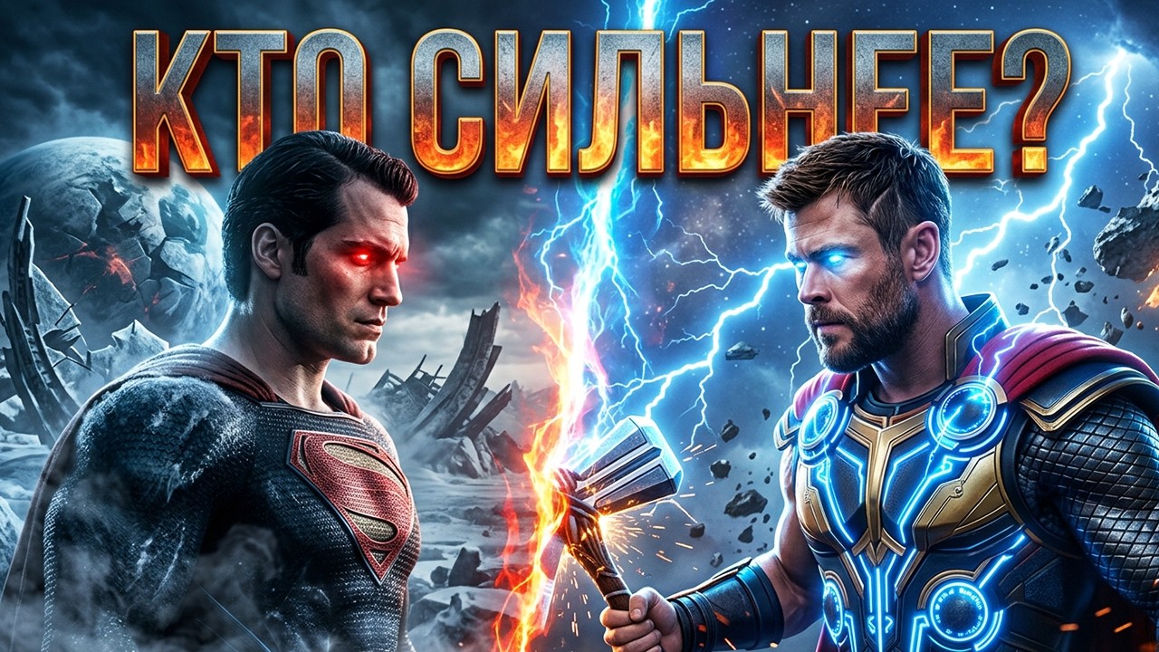 Супермен VS Тор. Кто реально сильнее?