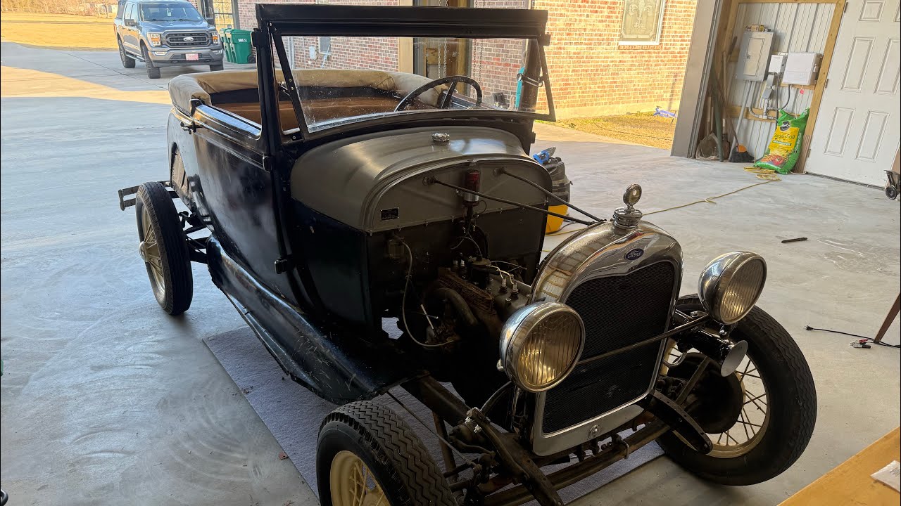 Driving the 1928 Ford Model A! No Shimmy! 