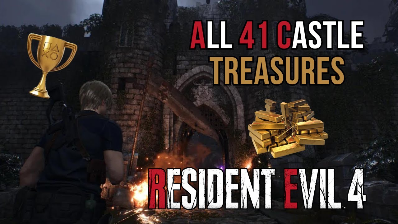 Raider trophy guide. All treasure locations in the castle area. Resident evil 4 remake