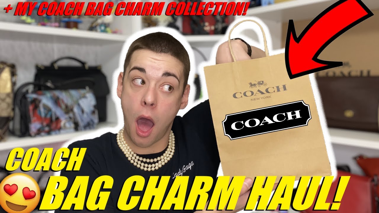 Coach BAG CHARM HAUL! + My ENTIRE Coach Bag Charm COLLECTION!